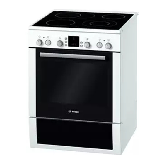 Bosch HCE7443 3R Series Manuals
