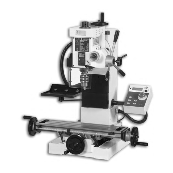 Axminster SIEG Super X2 Mill User Manual