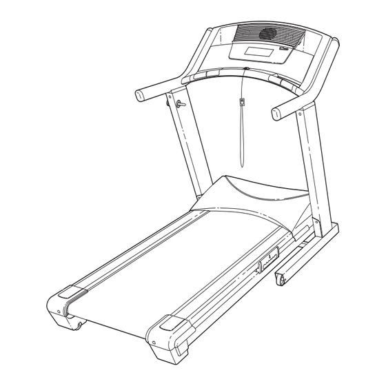 NordicTrack Ex 3300 Treadmill Bedienungsanleitung
