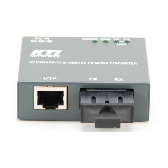 KTI Networks KFC-200 Installation Manual