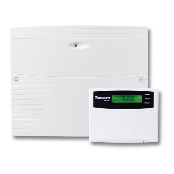 Texecom Veritas Excel Master User Manual