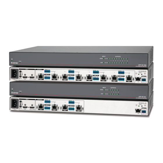 Extron electronics DTP HD DA8 4K Series User Manual