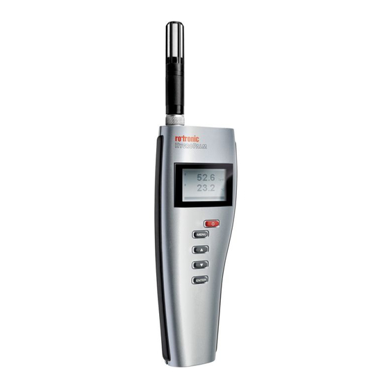 Rotronic Pt 100 RTD Calibration Procedure