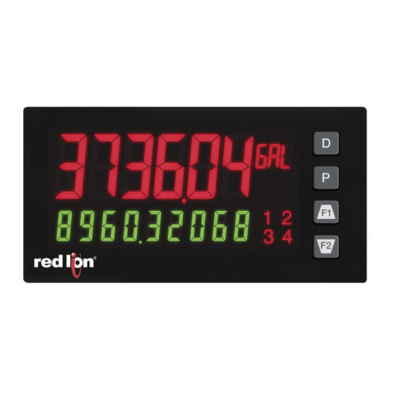 red lion PAX2S Manual