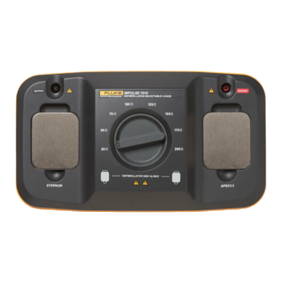 Fluke Biomedical 7010 Instruction Sheet