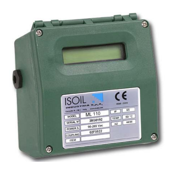 ISOMAG ML 110 Operating And Installation Manual