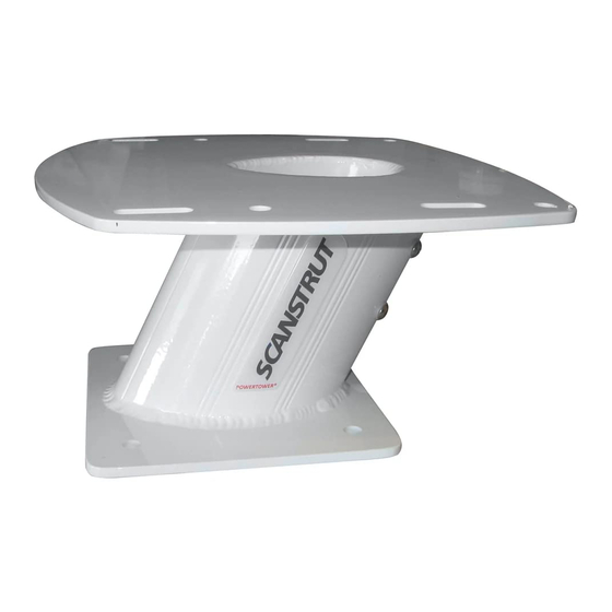 Scanstrut Aluminium PowerTower APT-150-01 Installation Instructions