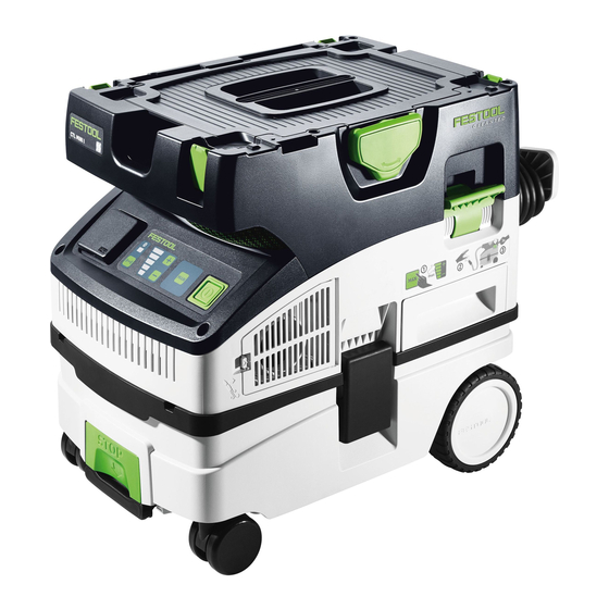 Festool CTL MINI I Manuals