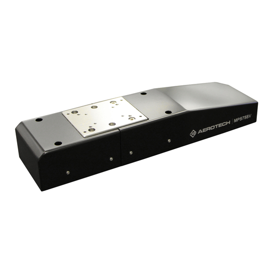 Aerotech MPS75SV Hardware Manual