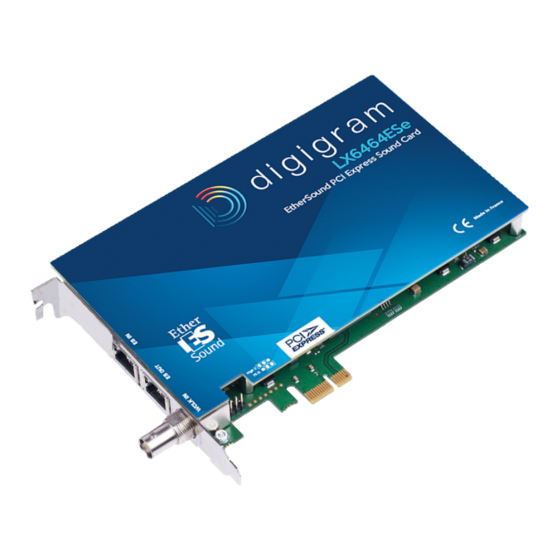 Digigram LX6464ESe User Manual