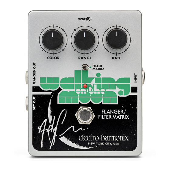 Electro-Harmonix Andy Summers Walking On The Moon Operating Instructions