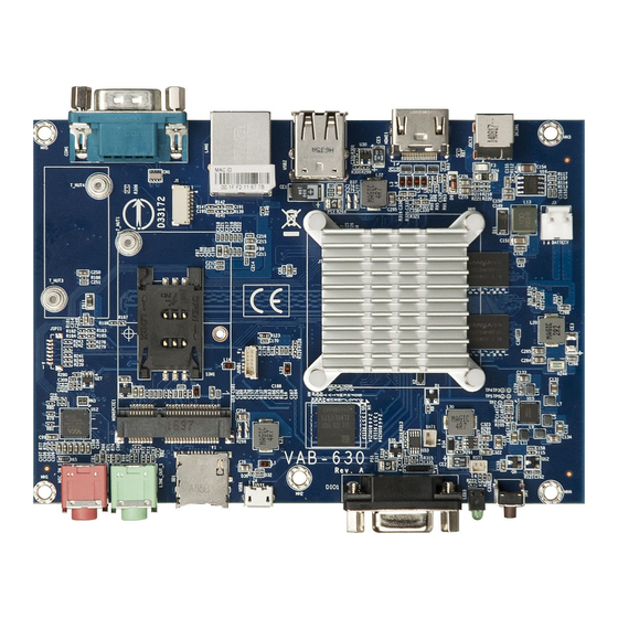 VIA Technologies VAB-630 Installation Manual