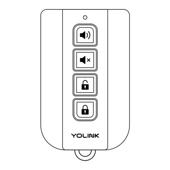 Yolink SirenFob Installation & User Manual
