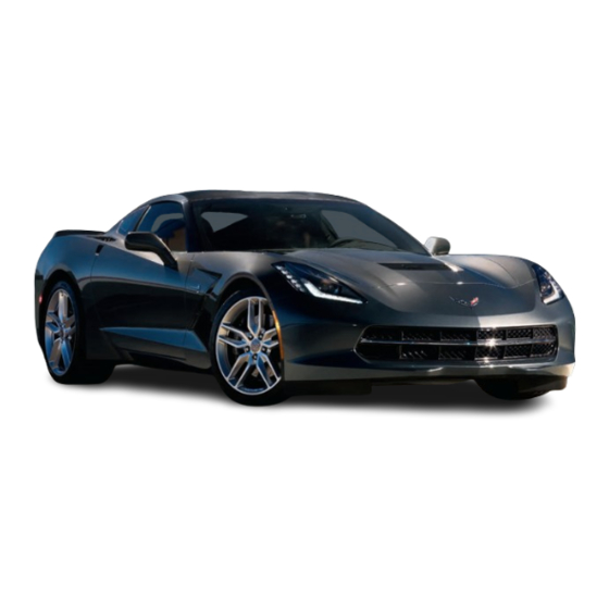 Chevrolet corvette 2014 Overview