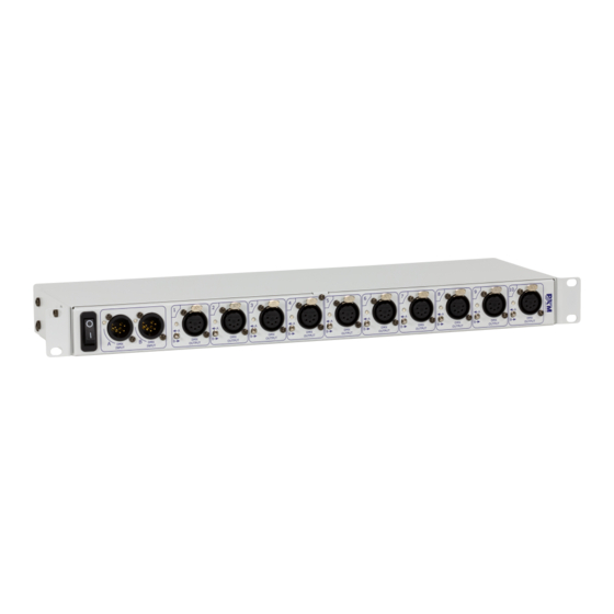 PXM DMX Splitter 2/10 Manual