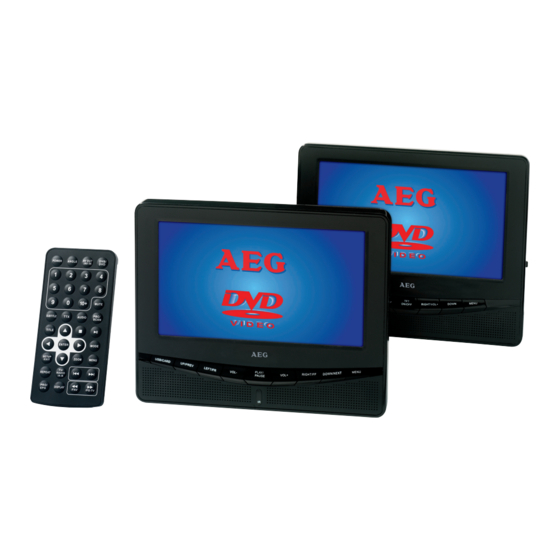 AEG ETV DVD 4549 LCD Manuals