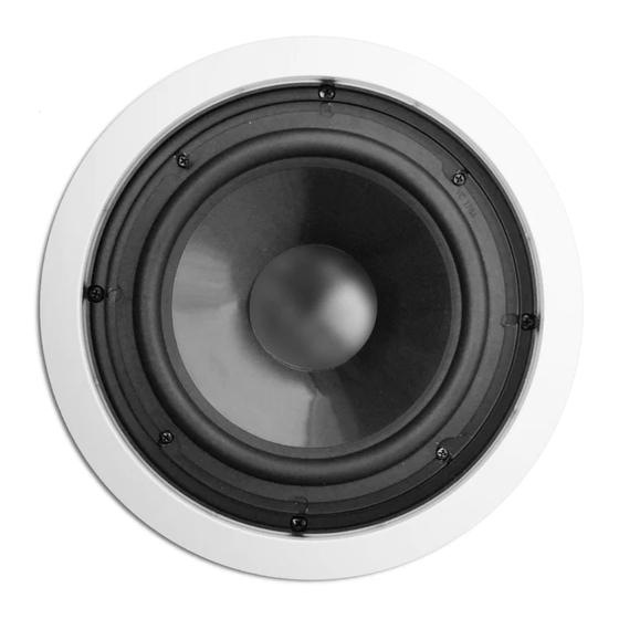 Current Audio PRO SUB801-70V User's Installation Manual