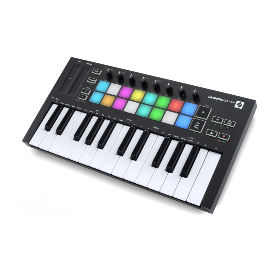 Novation LaunchKey Mini Mk3 Manual