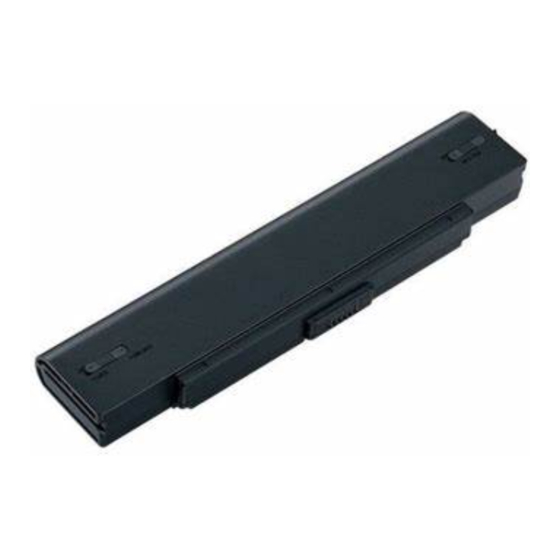 Sony Vaio VGP-BPS2C Operating Instructions