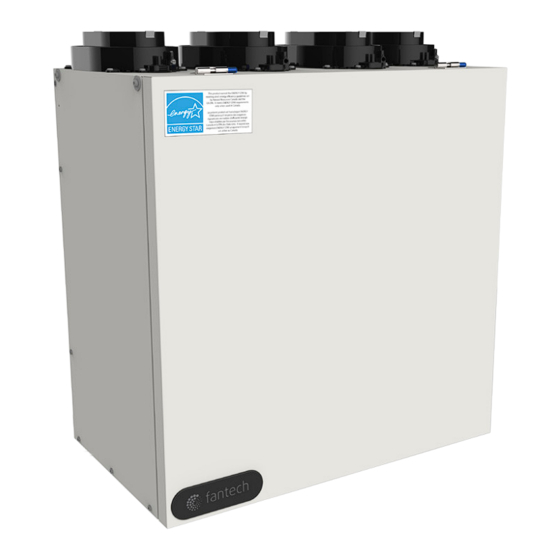 SystemAir fantech VHR120R Installation Manual