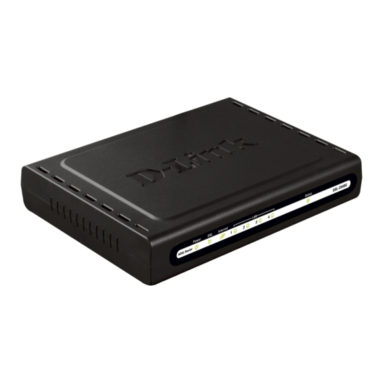D-Link DSL-2540U/BRU/C2 User Manual