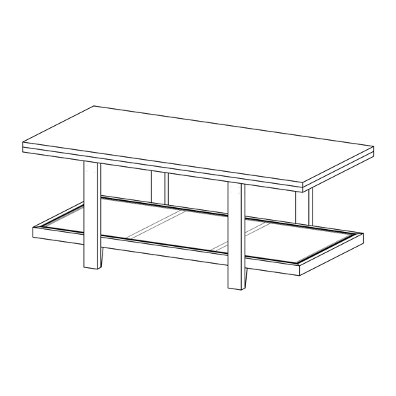 Furn Mill Hilton Centre Table HOCTA00127 Assembly Instruction