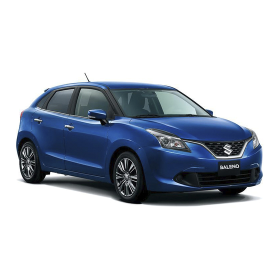 Nexa BALENO 2016 Owner's Manual & Service Booklet