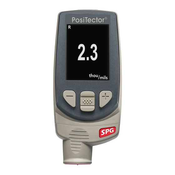 POSITECTOR SPG Quick Manual
