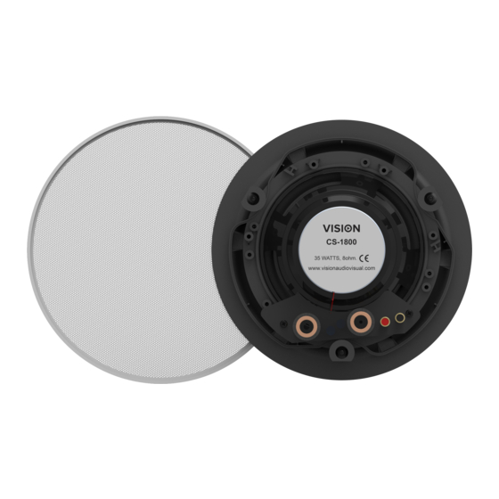 Vision CS-1800 Manual