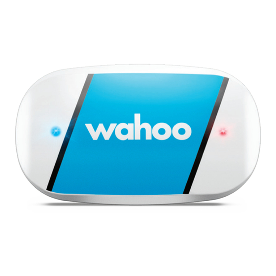 Wahoo TICKR Quick Start Manual