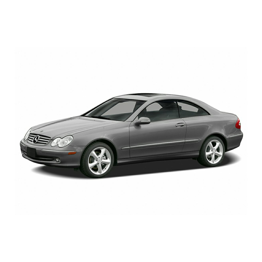 Mercedes-Benz 2005 CLK 500 Operator's Manual
