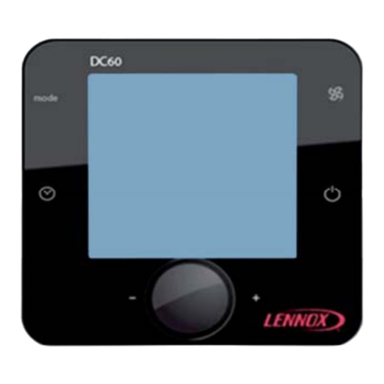 Lennox DC60 Quick Start Manual