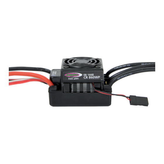 Jamara Speed controller CRB60WP Instructions Manual