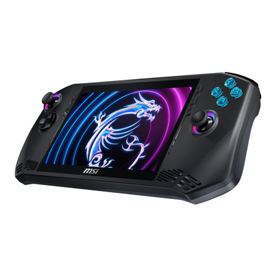 MSI Claw User Manual