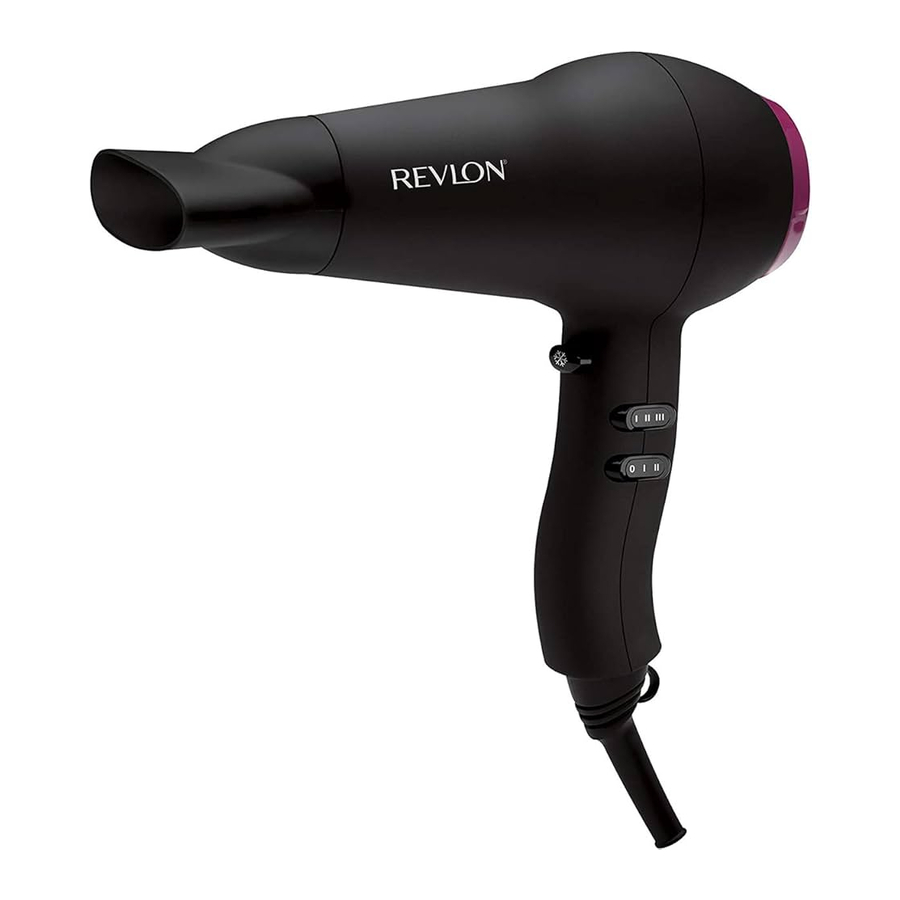 REVLON FAST AND LIGHT RVDR5823UK1 Manual