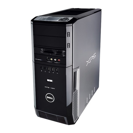 Dell XPS 420 Desktop Computer Manuals