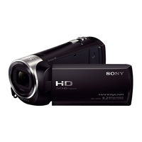 Sony Handycam HDR-CX240 Operating Manual