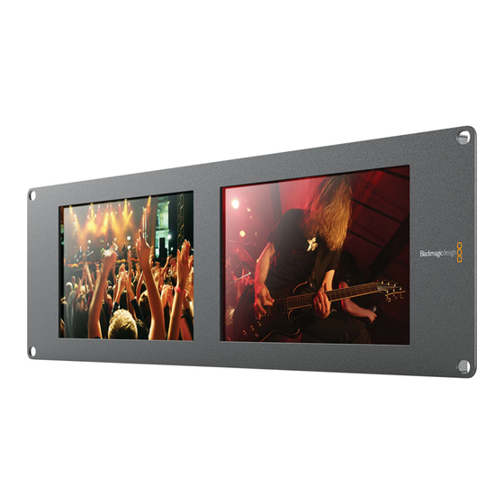 Blackmagicdesign SmartView Duo Operation Manual