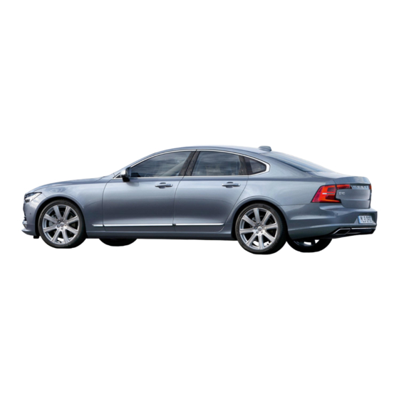 Volvo S90 2018 Quick Manual