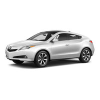 Acura ZDX 2013 Online Reference Owner's Manual