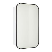 West Elm Metal and Wood Medicine Cabinet Assembly And Mounting Instructions