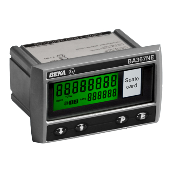 BEKA BA367NE Manual