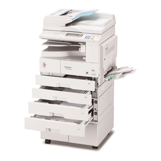 Gestetner DSm616 Network Manual