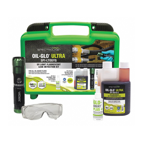 Spectroline LeakTracker OIL-GLO ULTRA Instruction Manual