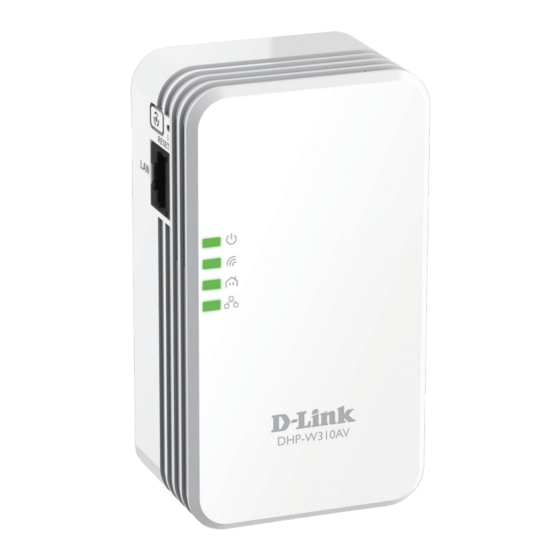 D-Link DHP W310AVB1 Quick Installation Manual