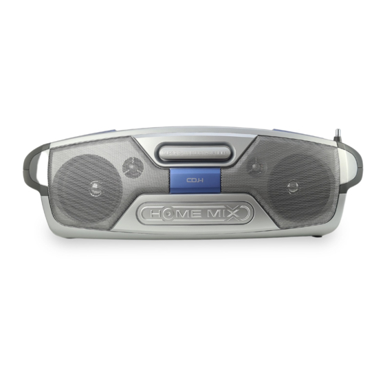 HomeMix CDJ-1 Important Safety Instructions Manual