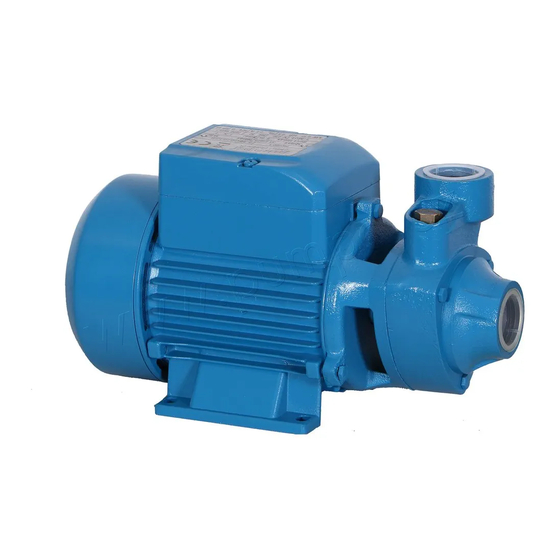 pumpa BLUE LINE PTM80 Translation Of The Original Instruction Manual