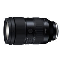 Tamron 35-150mm F/2-2.8 Di III VXD Owner's Manual