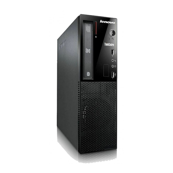 Lenovo ThinkCentre Edge 72 Handboek Voor De Gebruiker