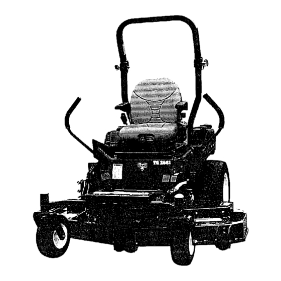Tiger TG 2661 Commercial Series Mower Manuals